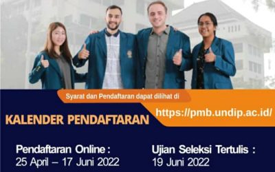 Pendaftaran Ujian Mandiri Pasca Sarjana Undip Mahasiswa Baru Semester Gasal Gel. II 2022/2023