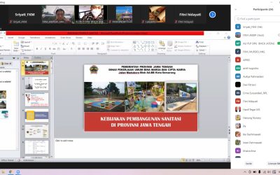 Guest Lecturer With the Topic of Strategies for Achieving Adequate Access to Drinking Water and Sanitation for the People of Central Java through the Development of Regional SPAM and Regional IPLT