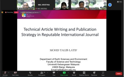 Visiting Professor MKL UNDIP “Technical Article Writing and Publication Strategy in Reputable International Journal”