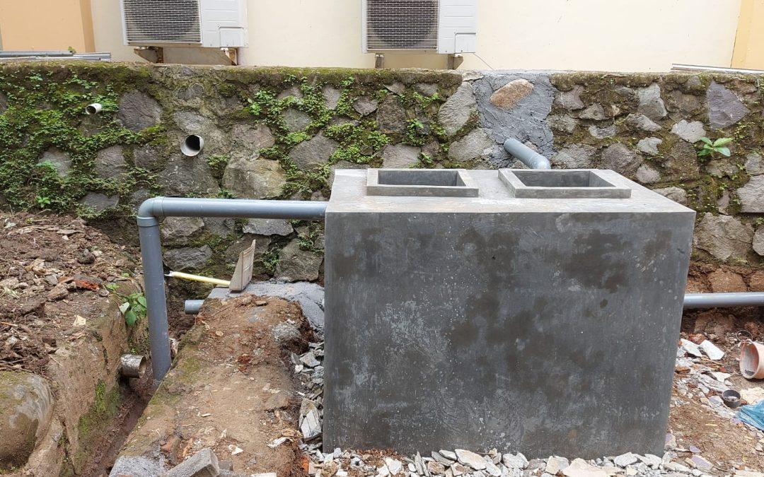 Two Compartments of Laboratory Wastewater Treatment (WWTP) at Faculty of Public Health Universitas Diponegoro