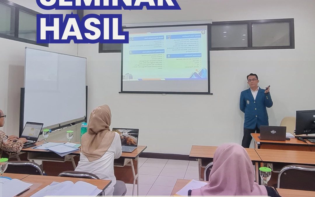 Seminar Hasil Tesis MKL FKM UNDIP an.  Khairul Rasyid